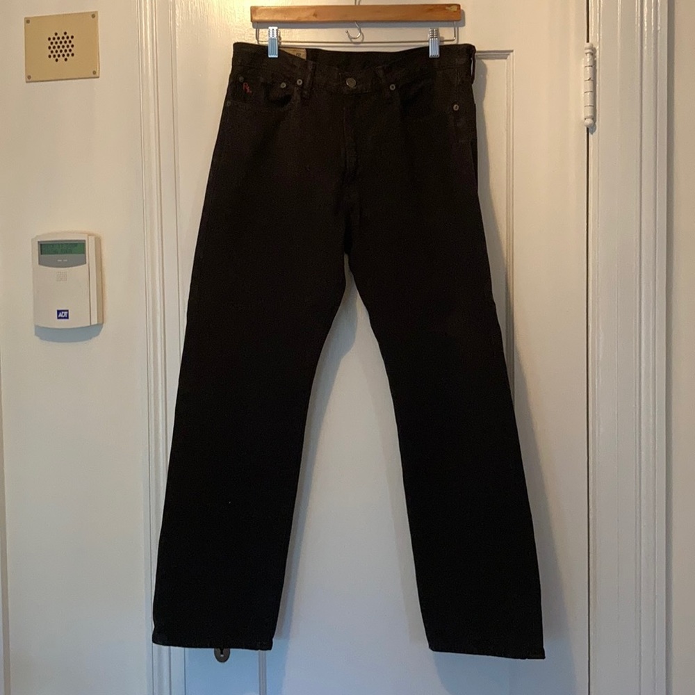 Ralph Lauren men's black denim jeans